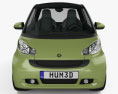 Smart Fortwo 2012 3d model front view