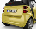 Smart Fortwo 2013 convertible Open Top 3d model