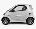 Smart Fortwo 1998 3d model side view
