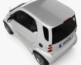 Smart Fortwo 1998 3d model top view