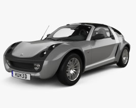 3D model of Smart ロードスター Coupe 2006