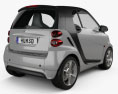 Smart Fortwo coupe 2015 3d model back view