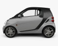 Smart Fortwo coupe 2015 3d model side view