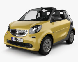 Smart Fortwo Cabrio 2017 3D model