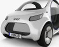 Smart Vision EQ Fortwo 2017 3D 모델 