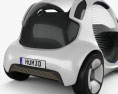 Smart Vision EQ Fortwo 2017 3D 모델 