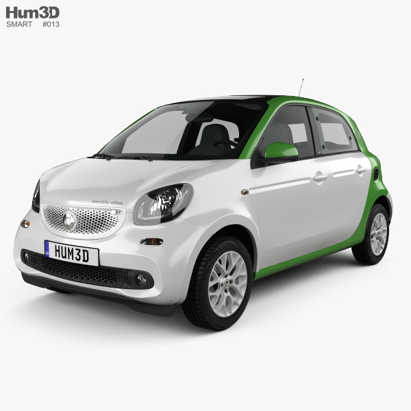 Smart ForFour Electric Drive 2020 3D model