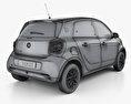 Smart ForFour Electric Drive 2020 3d model