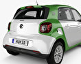 Smart ForFour Electric Drive 2020 Modelo 3D
