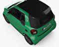 Smart ForTwo Brabus Electric Drive Кабріолет 2020 3D модель top view