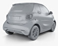 Smart ForTwo Brabus Electric Drive Кабріолет 2020 3D модель