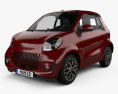 Smart ForTwo EQ Prime cabriolet 2022 Modelo 3D