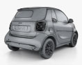 Smart ForTwo EQ Prime cabriolet 2022 3d model