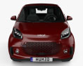 Smart ForTwo EQ Prime cabriolet 2022 3d model front view