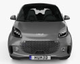 Smart ForTwo EQ Prime coupe 2022 3d model front view