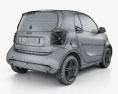 Smart ForTwo EQ Pulse coupe 2022 3d model