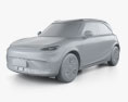 Smart 1 Premium 2022 3d model clay render