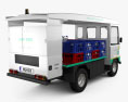 Smith Cabac Milk Float Truck 2016 3D 모델  back view