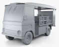 Smith Cabac Milk Float Truck 2016 3D 모델  clay render