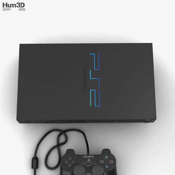 Sony PlayStation 2 Modelo 3D - Electrónica on Hum3D