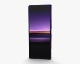 Sony Xperia 1 Purple Modelo 3D