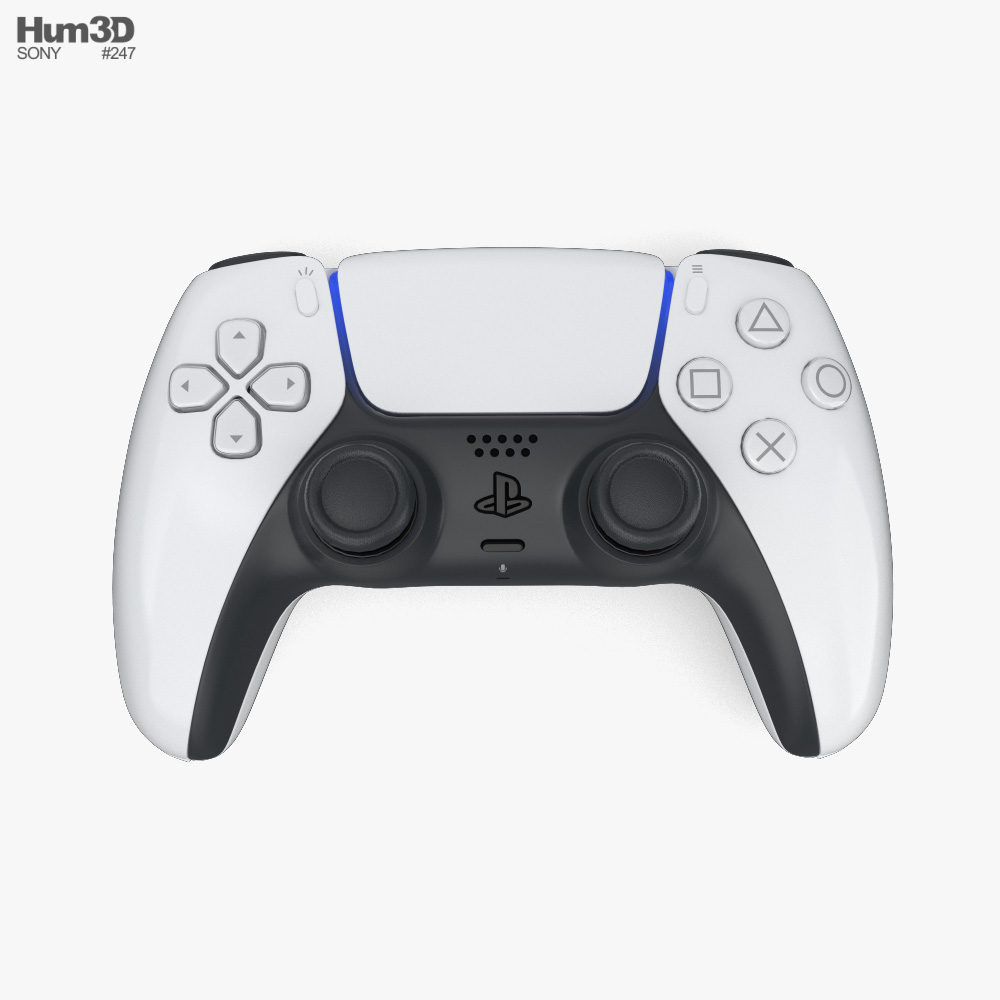 Sony DualSense Controller 3D model - Electronics on Hum3D