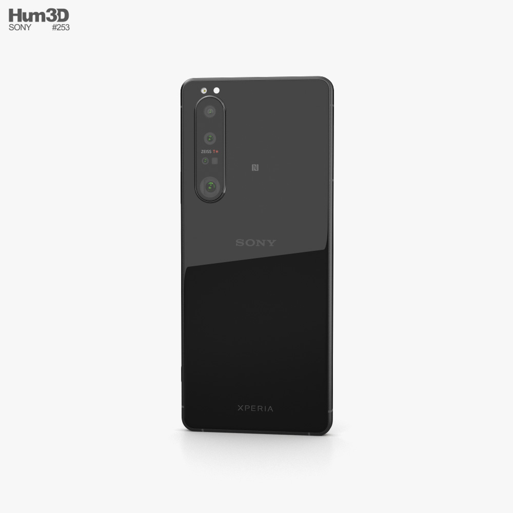 Sony Xperia 1 III Frosted Black 3d model