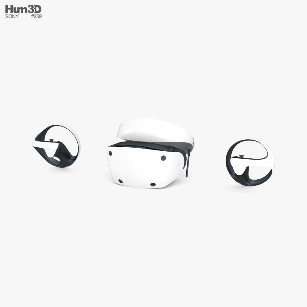 Sony PlayStation VR2 3D-Modell