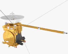 Cassini-Huygens 3D model