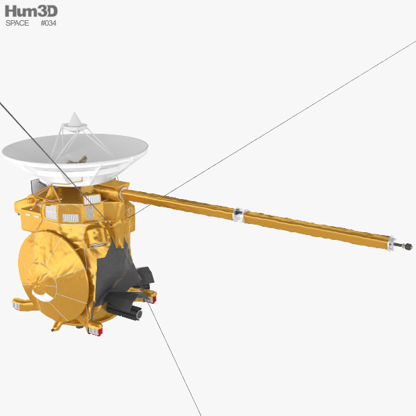 Cassini-Huygens Modèle 3D