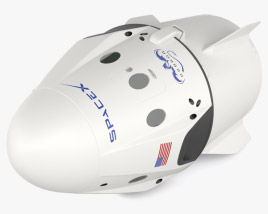 SpaceX Dragon 2 3D модель