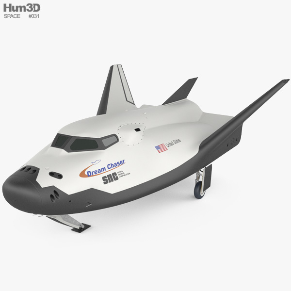 逐夢者太空飛機 3D模型