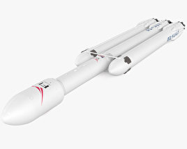 Falcon Heavy Modelo 3d