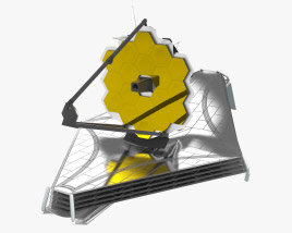 Космічний телескоп ім. Джеймса Вебба 3D модель