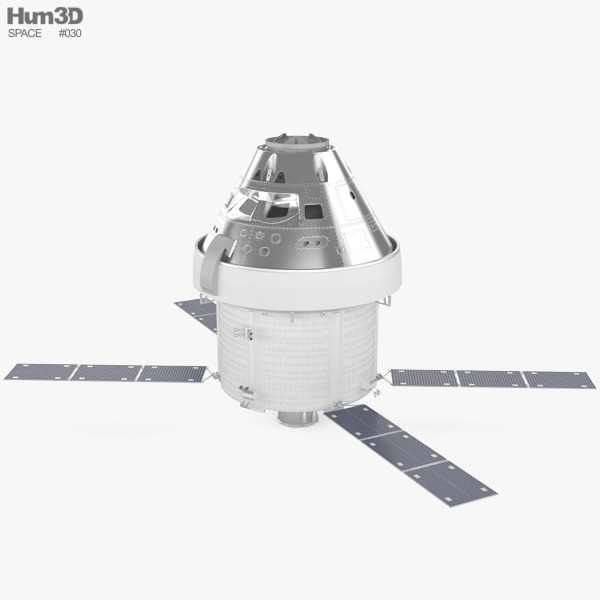 Orion spacecraft 3D model