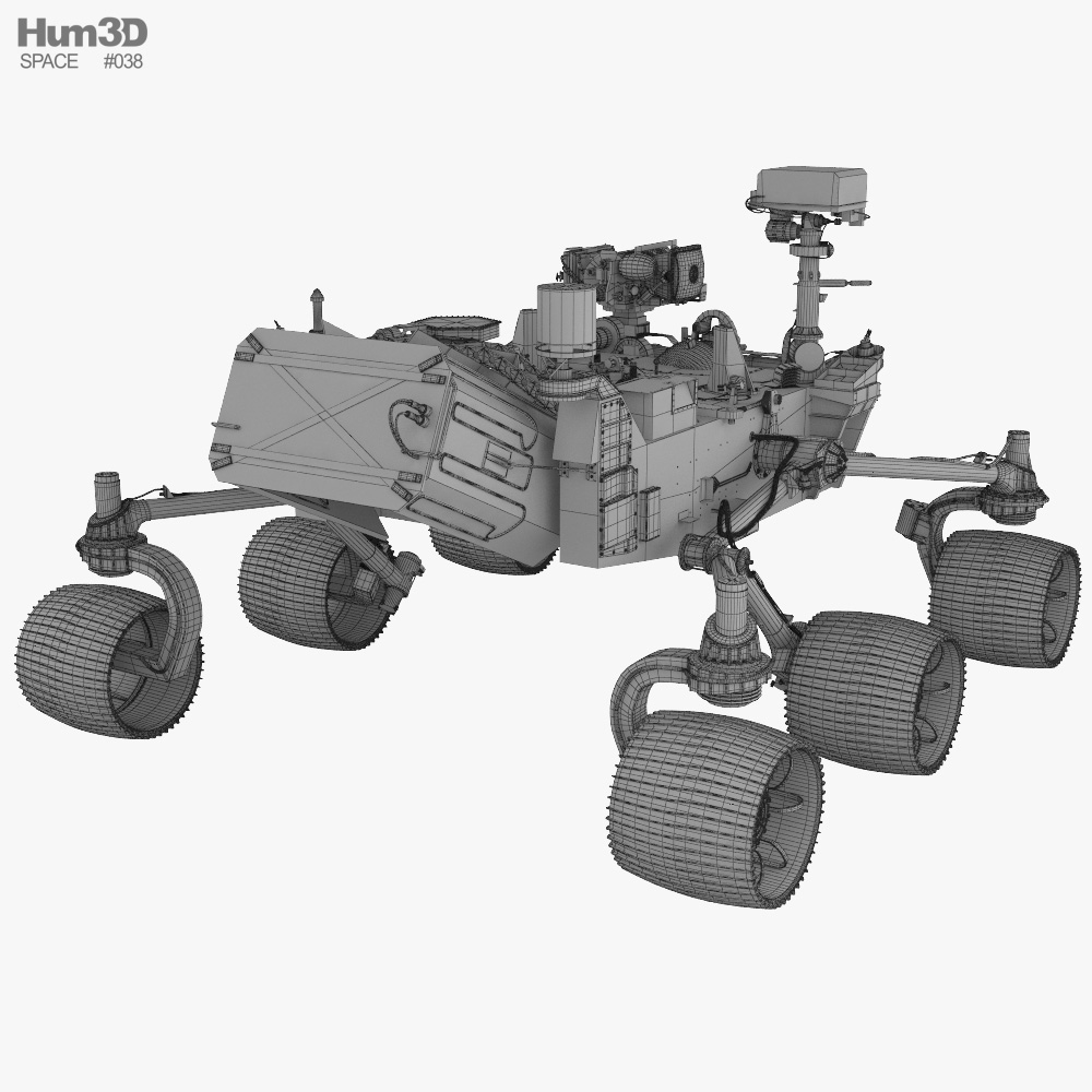 Perseverance rover 3D model - Spacecraft on Hum3D