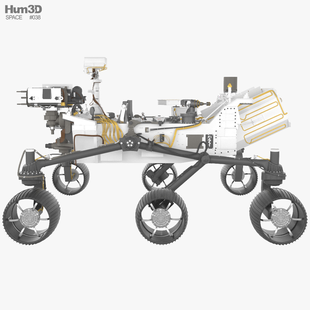 Perseverance rover 3D model - Spacecraft on Hum3D