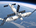 Tiangong-1 Space Station 3d model