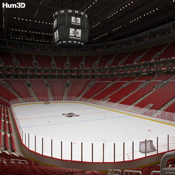Wells Fargo Center arena 3D model