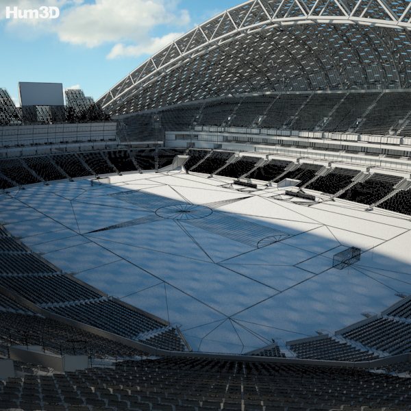 Fisht Olympic Stadium 3d Model Architecture On Hum3d