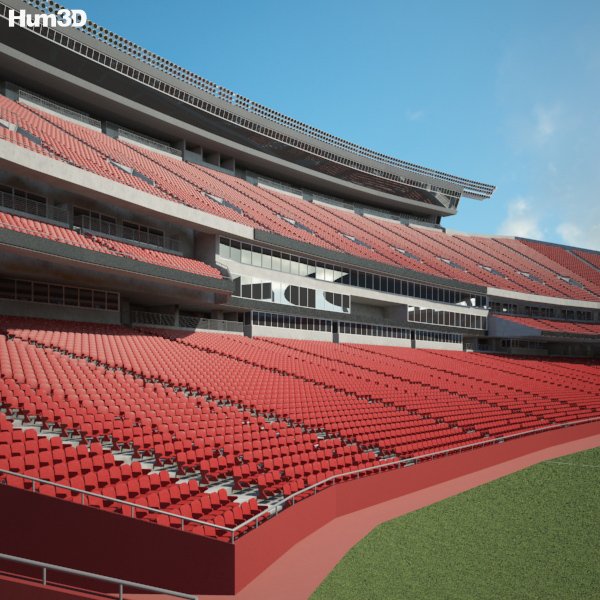 Arrowhead Stadium 3D Model - Architecture On Hum3D