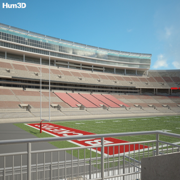 Ohio Stadium 3D model - Architecture on Hum3D