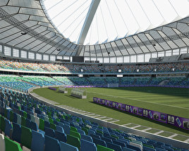 Estádio Moses Mabhida Modelo 3d