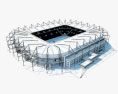 Borussia Park 3D-Modell