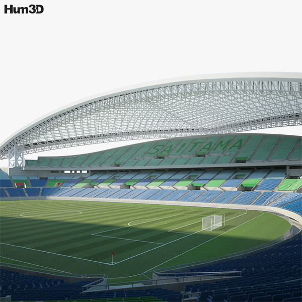 Saitama Stadium 2002 3D-Modell