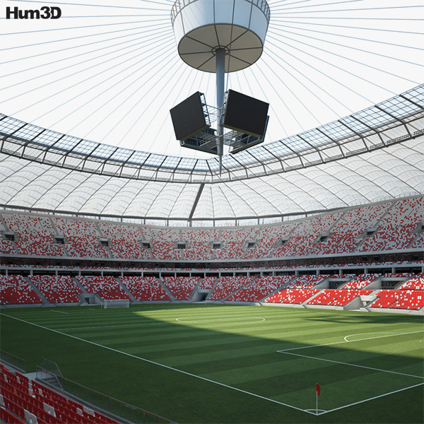 Warsaw National Stadium 3D model