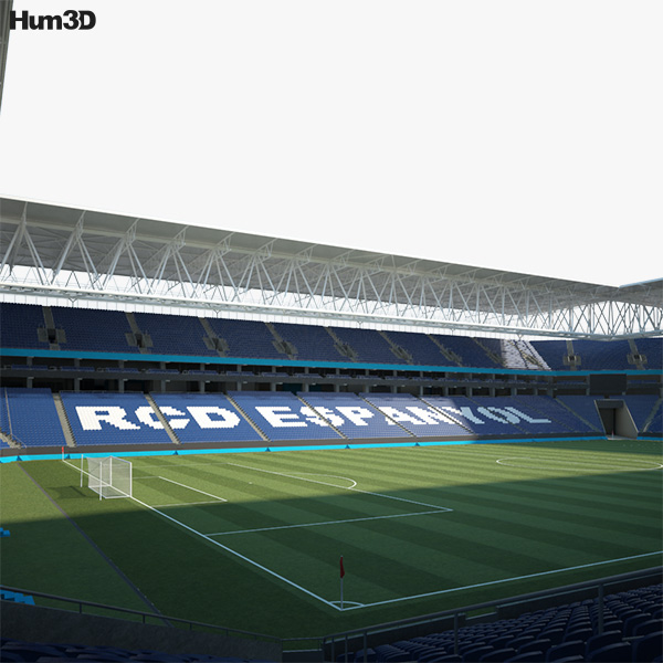 RCDE Stadium 3D model