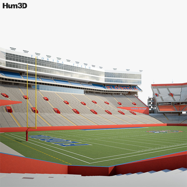 Steve Spurrier-Florida Field at Ben Hill Griffin Stadium 3D-Modell