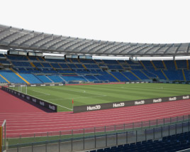 Olympiastadion Rom 3D-Modell