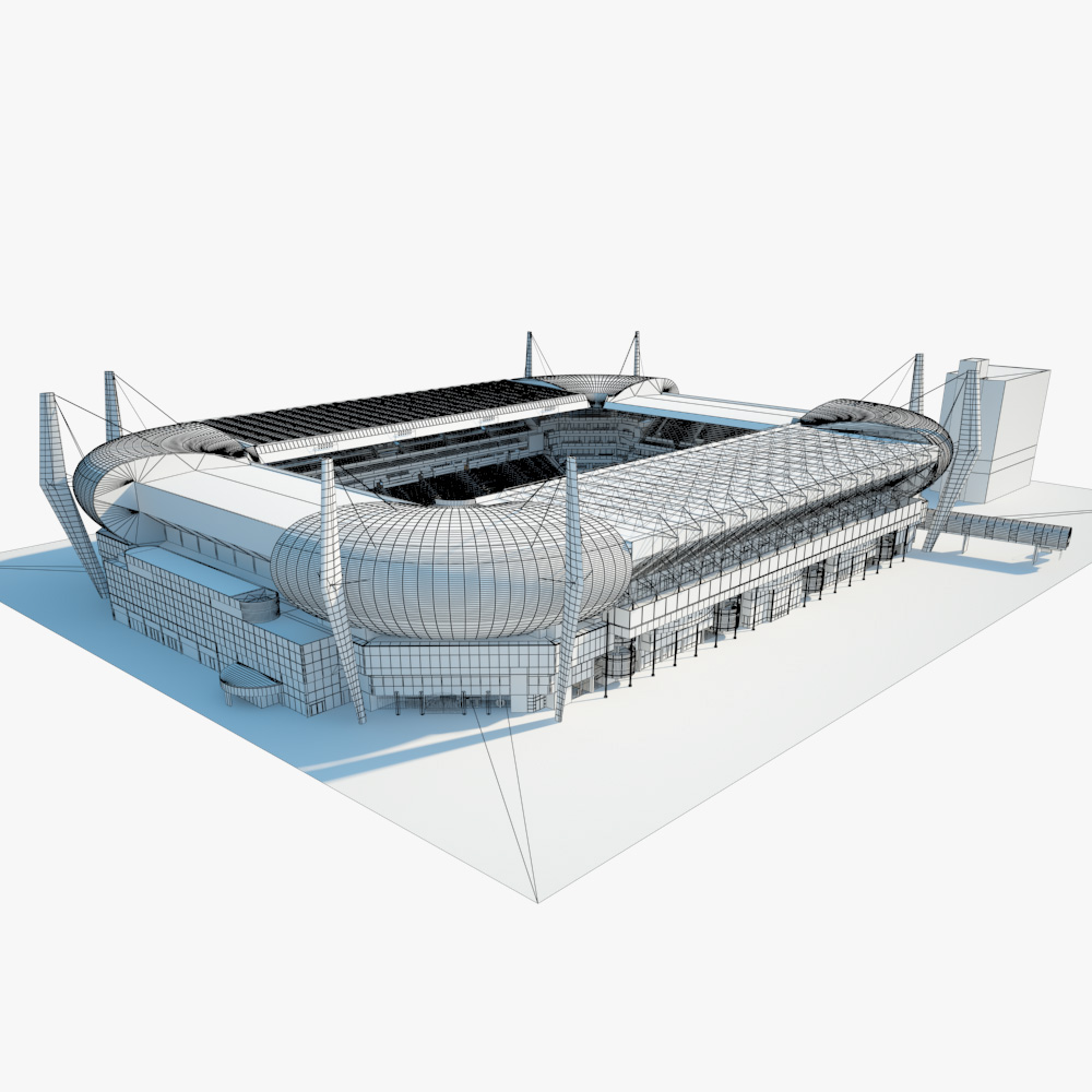 フィリップス スタディオン 3dモデル 建築 On Hum3d